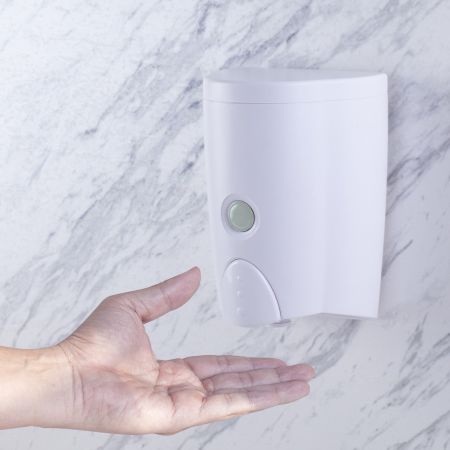 Dispenser per montaggio a parete facile da usare - Dispenser di sapone per le mani con montaggio a parete facile da usare